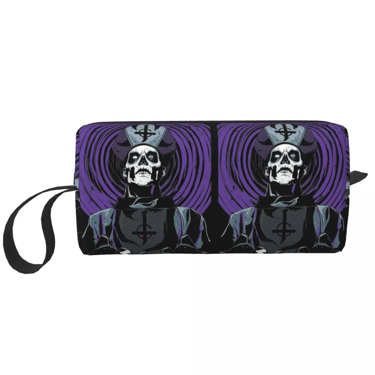 Ghost Heavy Metal Band Pencil Case for Boy Girl Pen Box Pencil Bag Stationery Supplies Women Organizer Pouch
