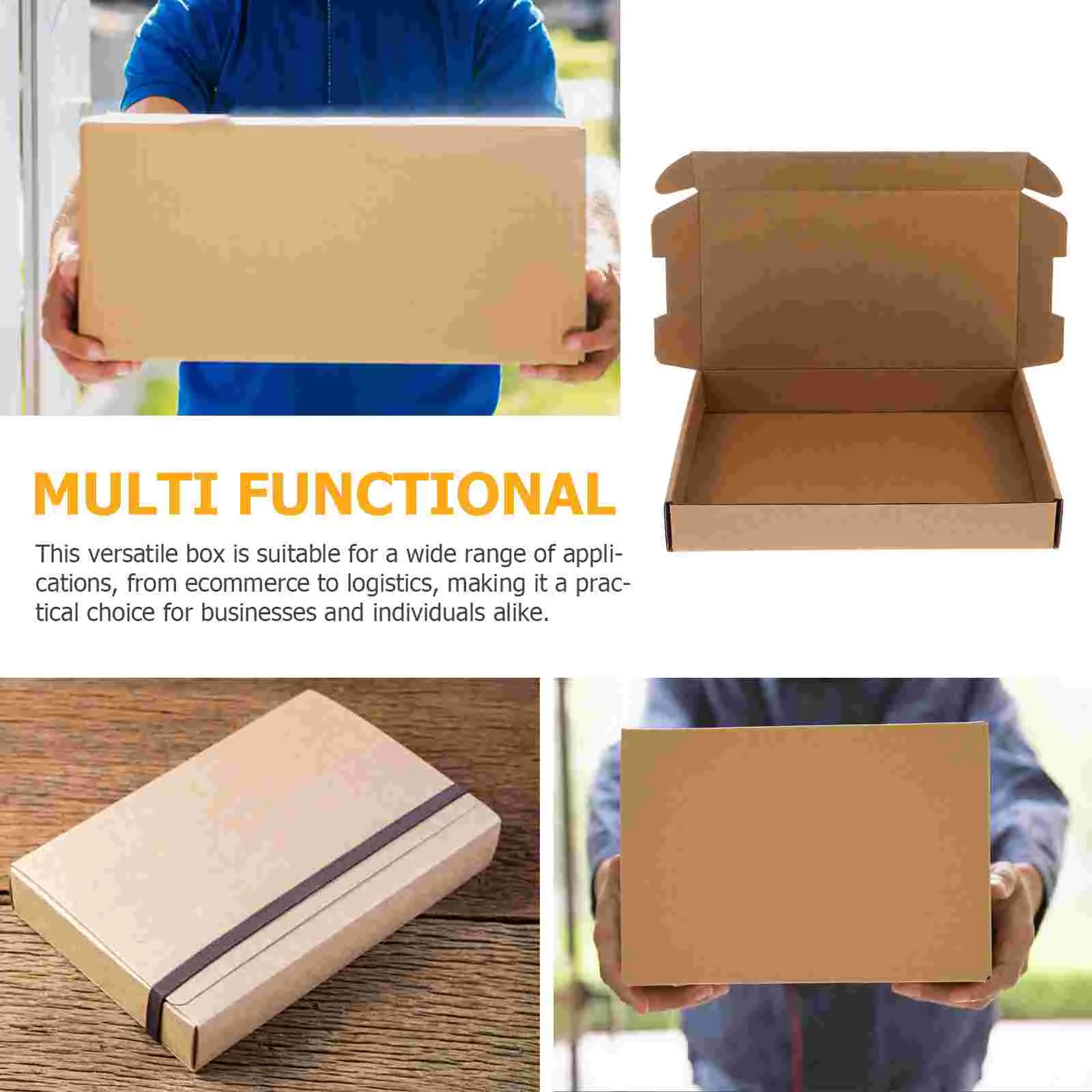 10pcs Pizza Storage Container Shipping Box Packaging Container Packing Box For Packaging Small Business