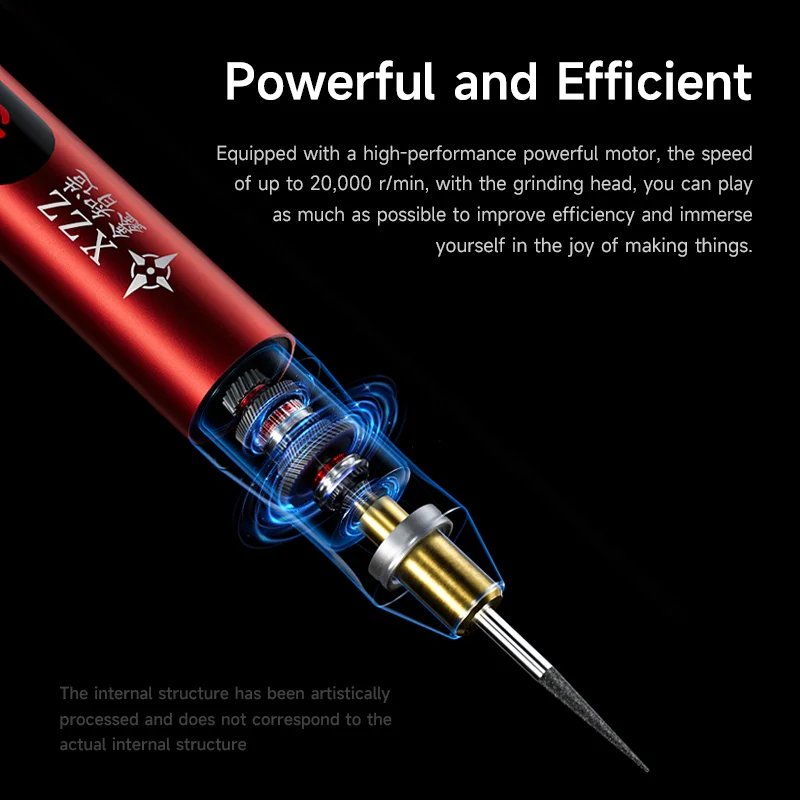 XZZ Electric Grinding Pen, LCD OCA Remover, Smart Charging, Sharpening Pen Phone CPU, IC Polishing, Lattice Cutting, Repair Tool