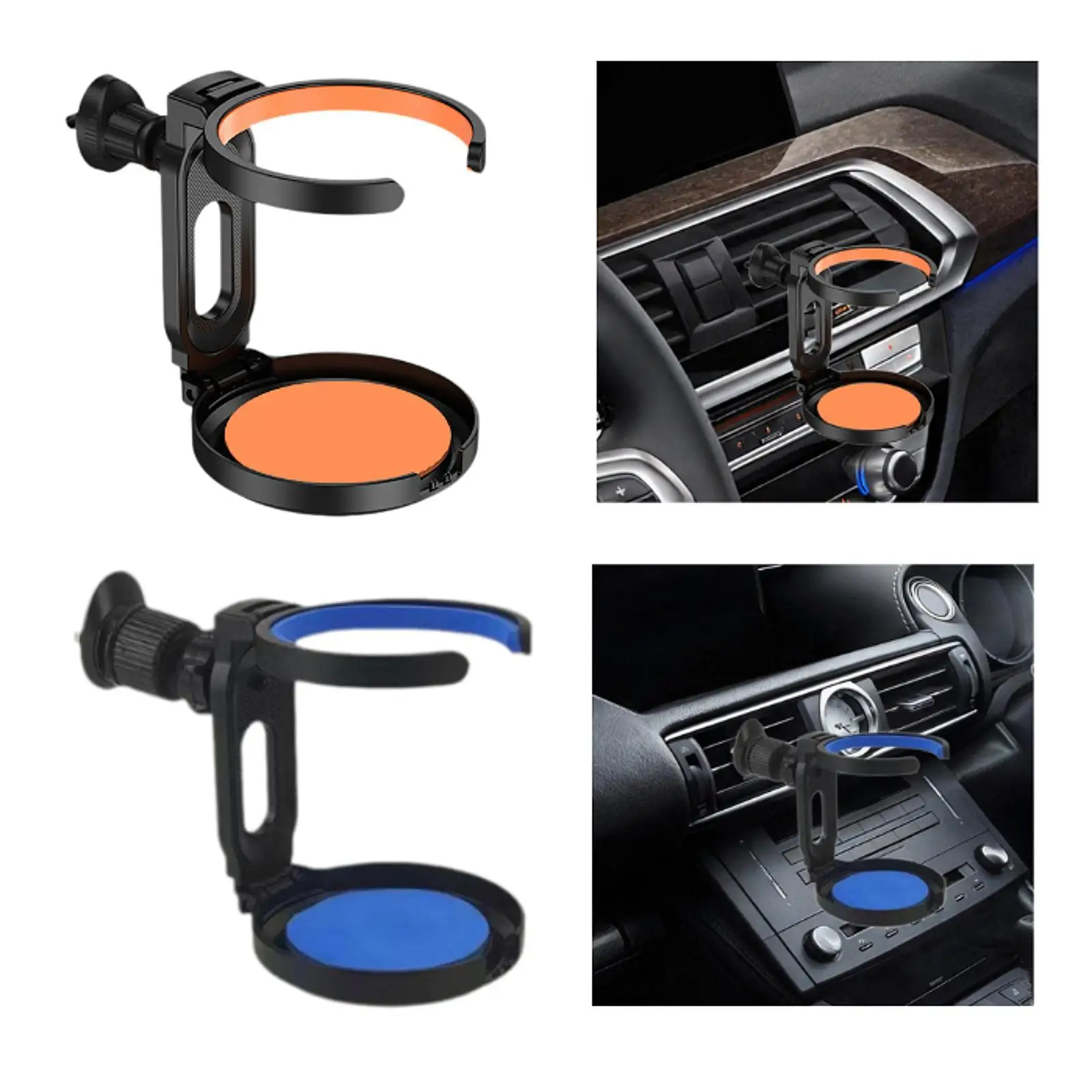 Car Cup Holder for Car Air Vents Fold Air Outlet Drink Mount Stand Beverage Holder Car Outlet Air Vent Mount for Mugs Juice