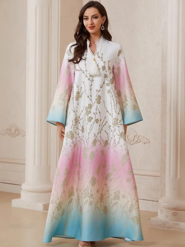 

African Dresses For Women Vetement Femme Dashiki Abaya Maxi Dress Africa Clothes Dashiki Ankara Dresses 2026 Spring Autumn New