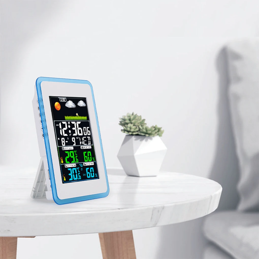 

Weather Station Temperature Control Real-time Monitoring Versatile Functions Weather Forecast