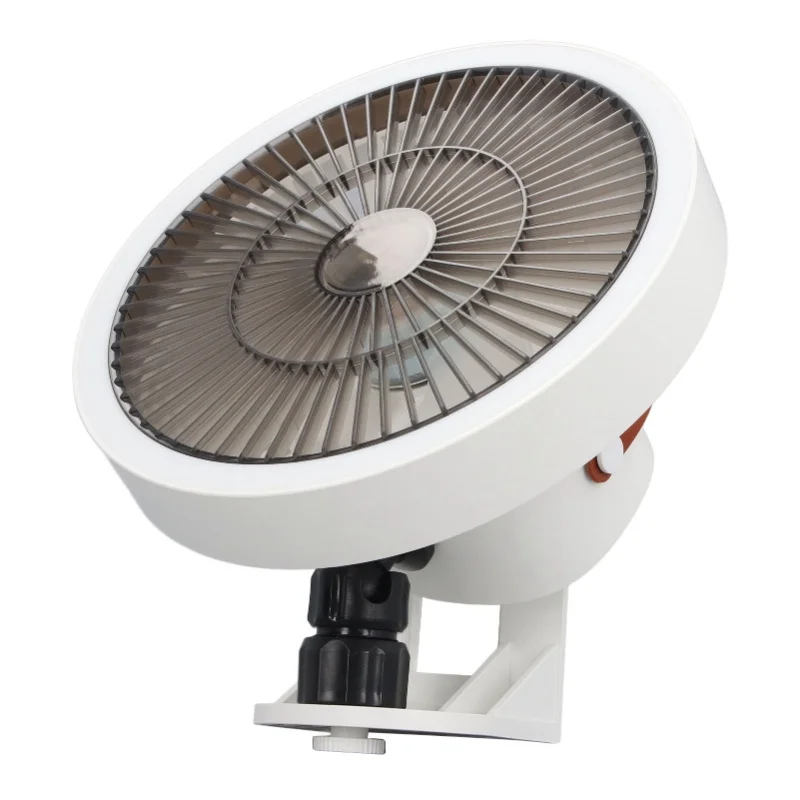 

Remote Control Small Wall Mount Fan Oscillating Mini With Night Light 3 Speeds For RV Bedroom Home Office Garage
