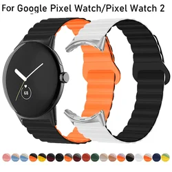 Silicone Strap for Google Pixel Watch Metal Buckle Sport Bracelet Correa for Google Pixel Watch 1/2 Band Accessories