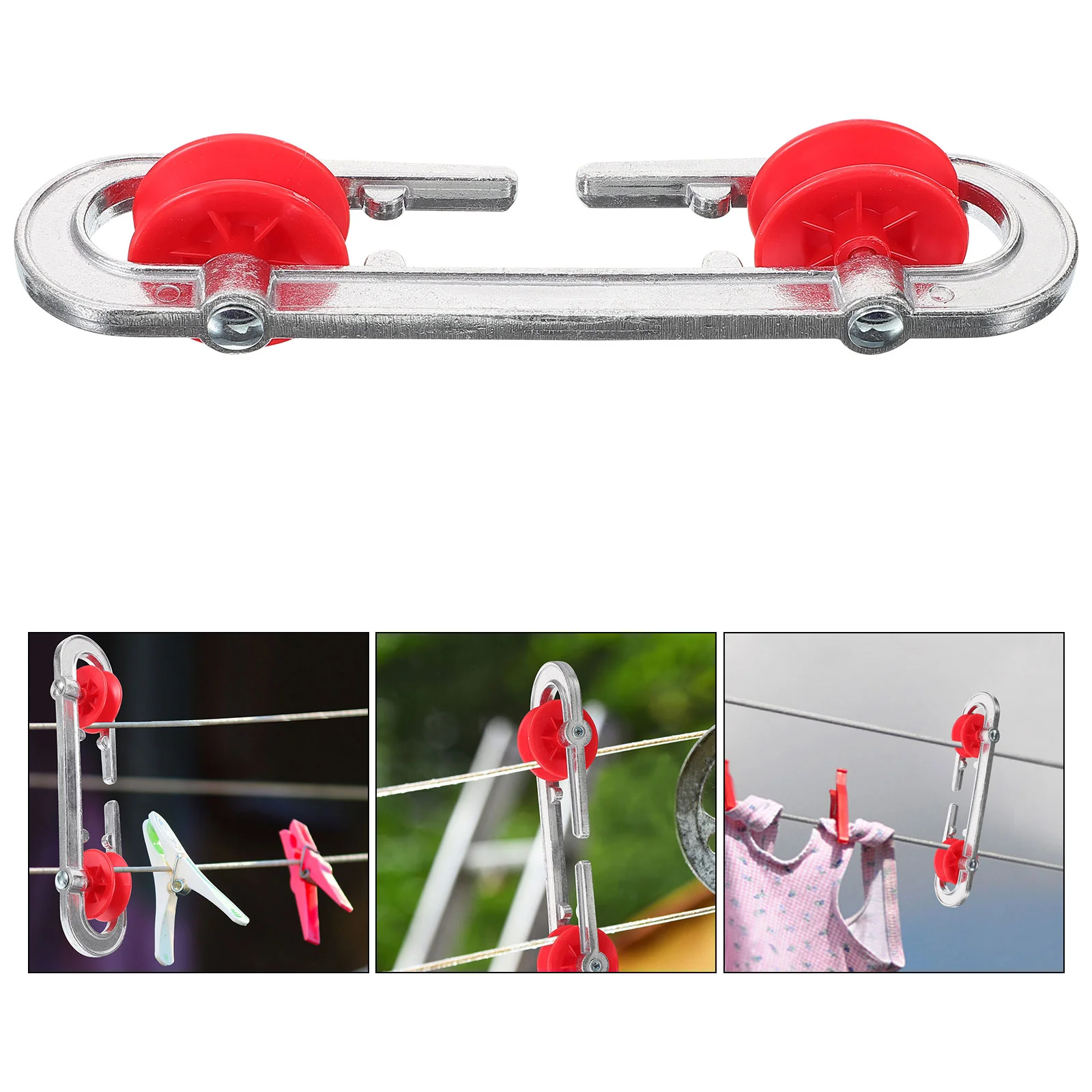 Clothes Drying Rack Separator Tools Metal Wire Spreaders Heavy Rope For Plastic Line Clothesline Duty