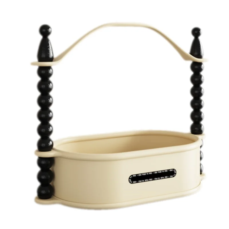 

Light Luxury Basket Storage Box Desktop Bedroom Skin Care Products Aromatherapy Perfume Cosmetics Storage Box Dresser Shelf