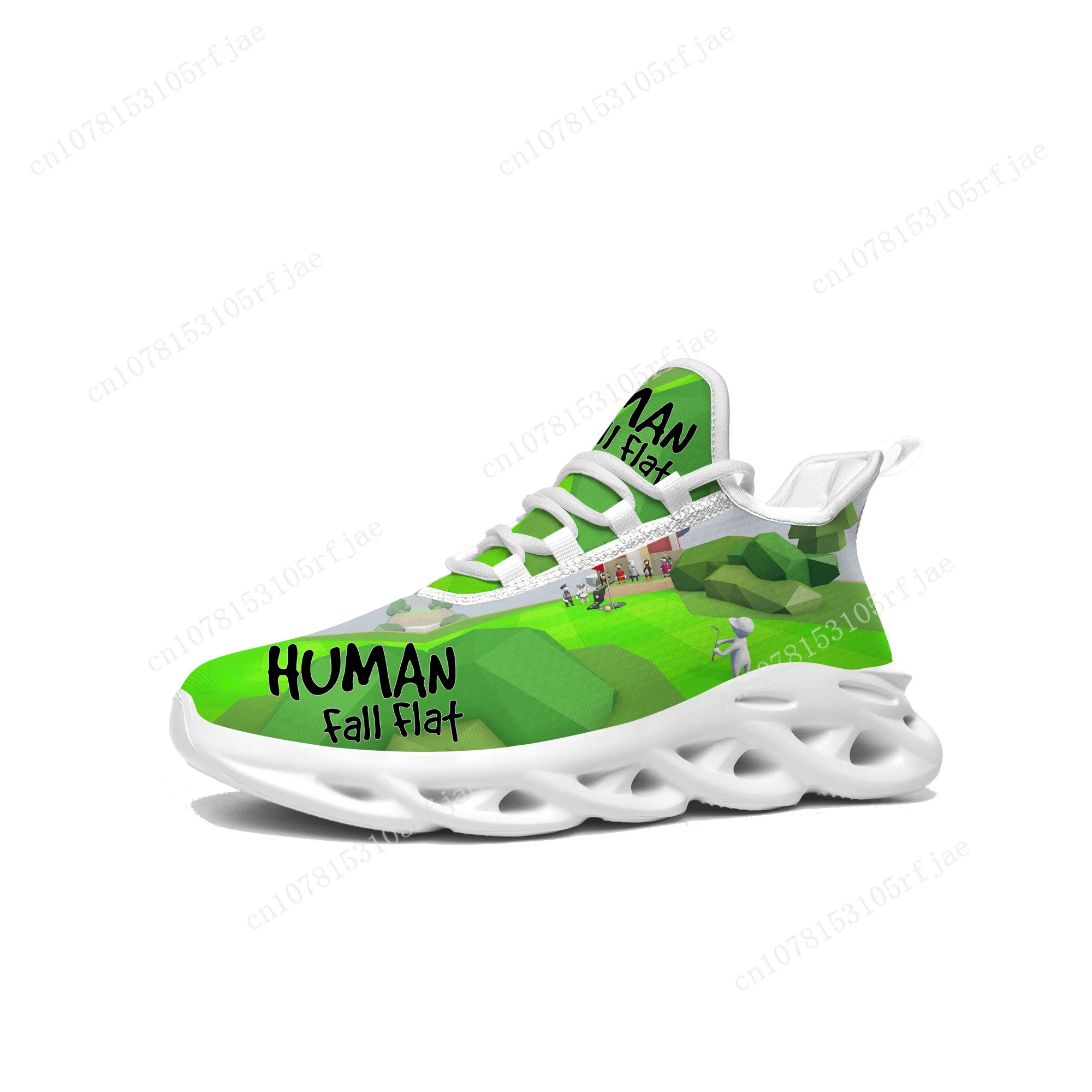 

Cartoon Game Human Fall Flat Sneakers Mens Womens Teenager Sports Running Shoes High Quality Custom Fashion Built Lace Up Shoes