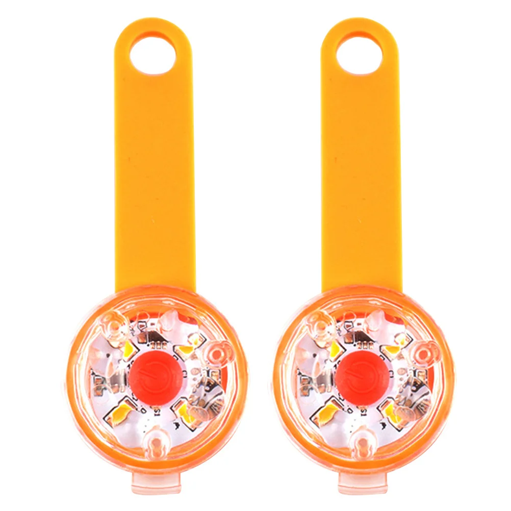 

2Pcs Anti-Lost Pet Pendant Bright Glow-in-The- Neck Decor for Rainproof Long-Lasting Use Dog Collar Light