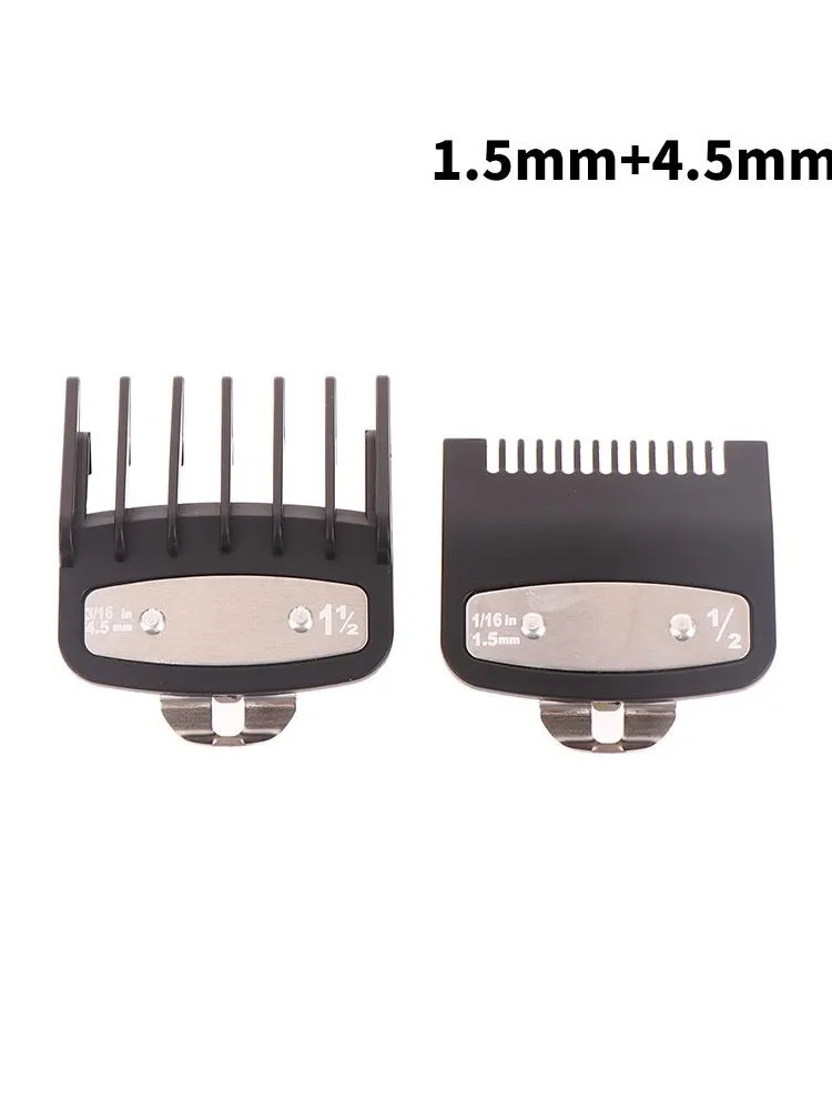 Peigne de limite universel pour tondeuse électrique, 1.5mm, 4.5mm, tondeuse à cheveux, garde, salon de coiffure, guide de coupe professionnel