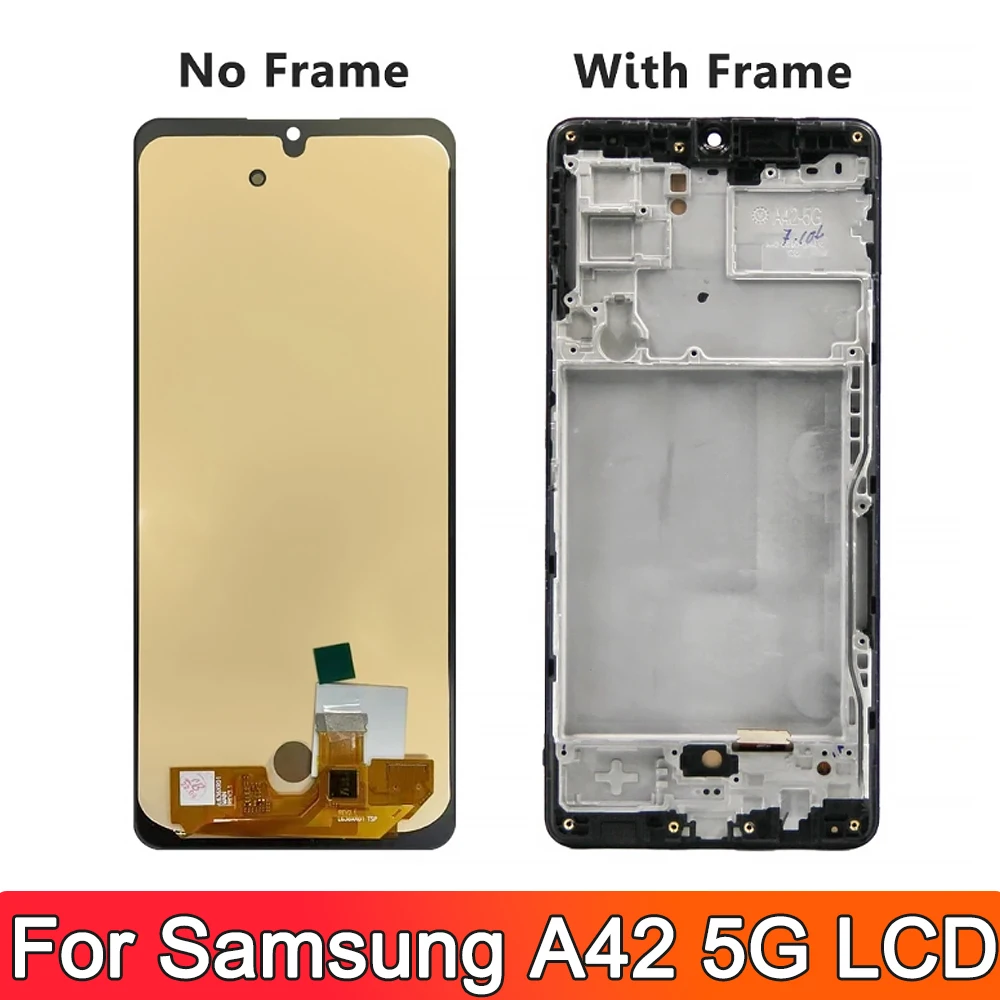 6.6\'\' AMOLED For Samsung Galaxy A42 5G LCD A426B Display Touch Screen Digitizer Replace For Samsung A426 A426B/DS LCD With Frame