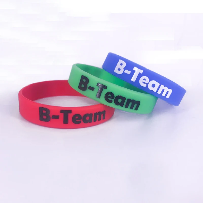 YERLLSOM 200pcs/Lot Wholesale Custom Silicone Bracelets Design Rubber Wristbands With Printing Message Logo