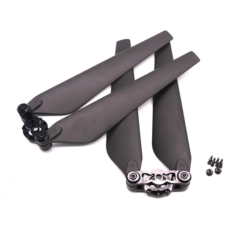 

1Pair 26inch Folding Paddle w Propeller Clip Carbon Fiber Nylon UP2680 26x8 Foldable Props for Agricutural Multi-rotor Airplane