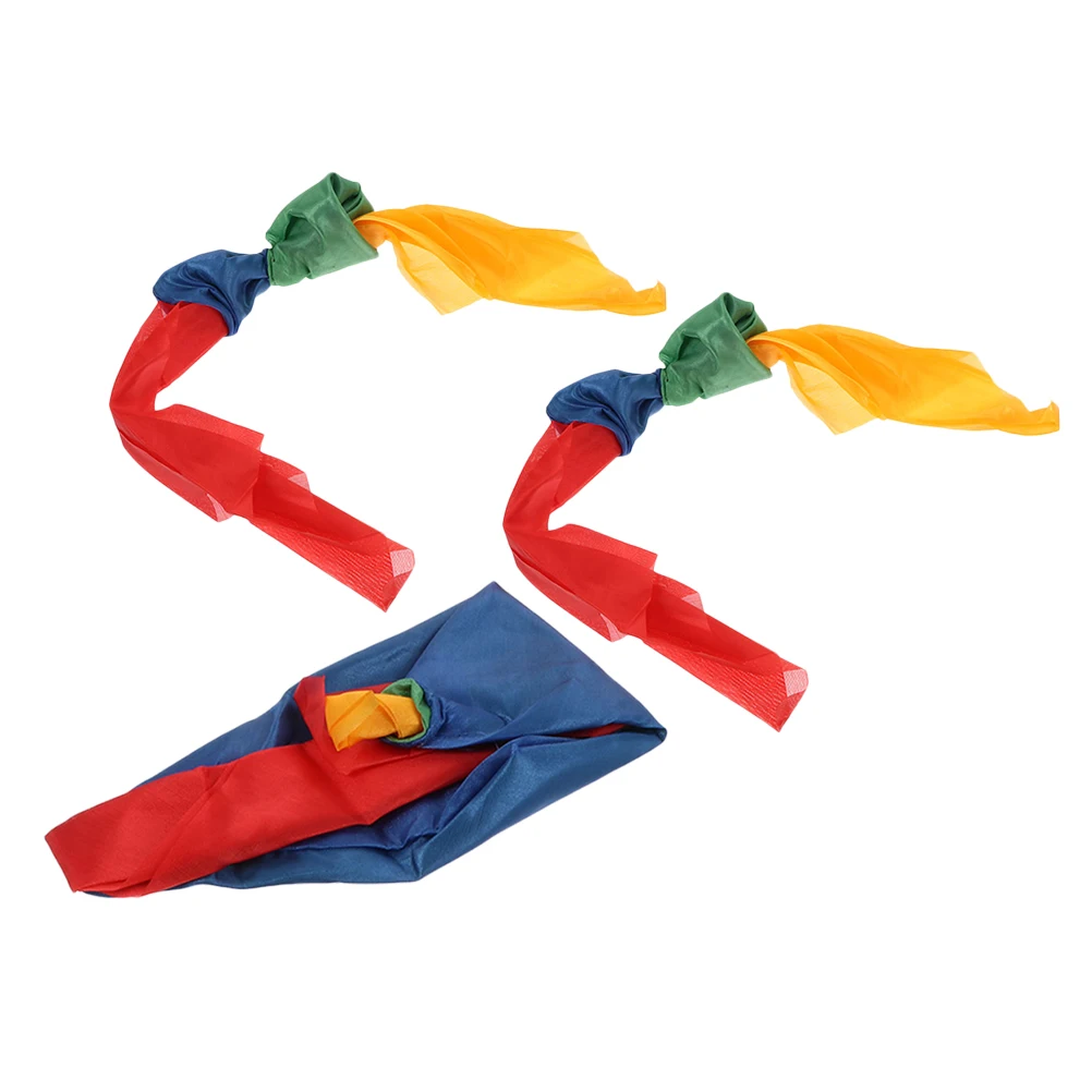 

3pcs Color-changing Silk Scarf Props Lightweight Juggling Dance Accessories Magician Trick Gimmick Party Performance Toy