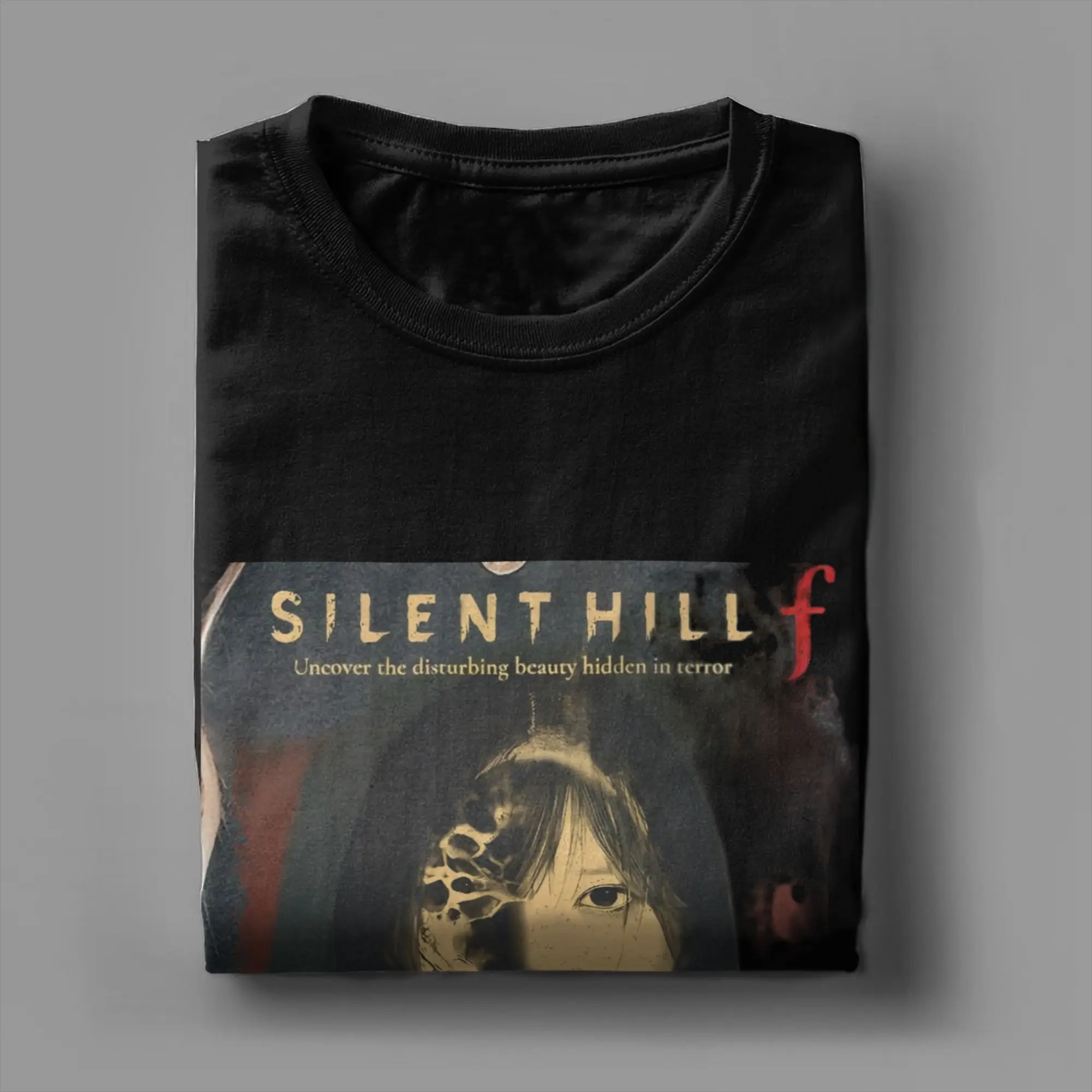 تي شيرت كبير الحجم Hinako Shimizu Silent Hill f 100 تي شيرتات قطن تي شيرت ترفيهي للرجال صيفي Y2K قطع علوية بأكمام قصيرة ممتعة #4