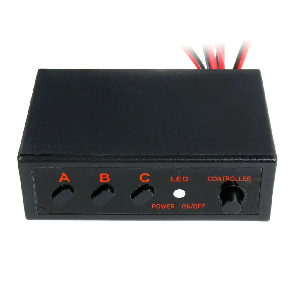 4 Ways LED Strobe 3 Flashing Modes Controller Flash Light Lamp Emergencys Flashing Controller Box 12V For Car