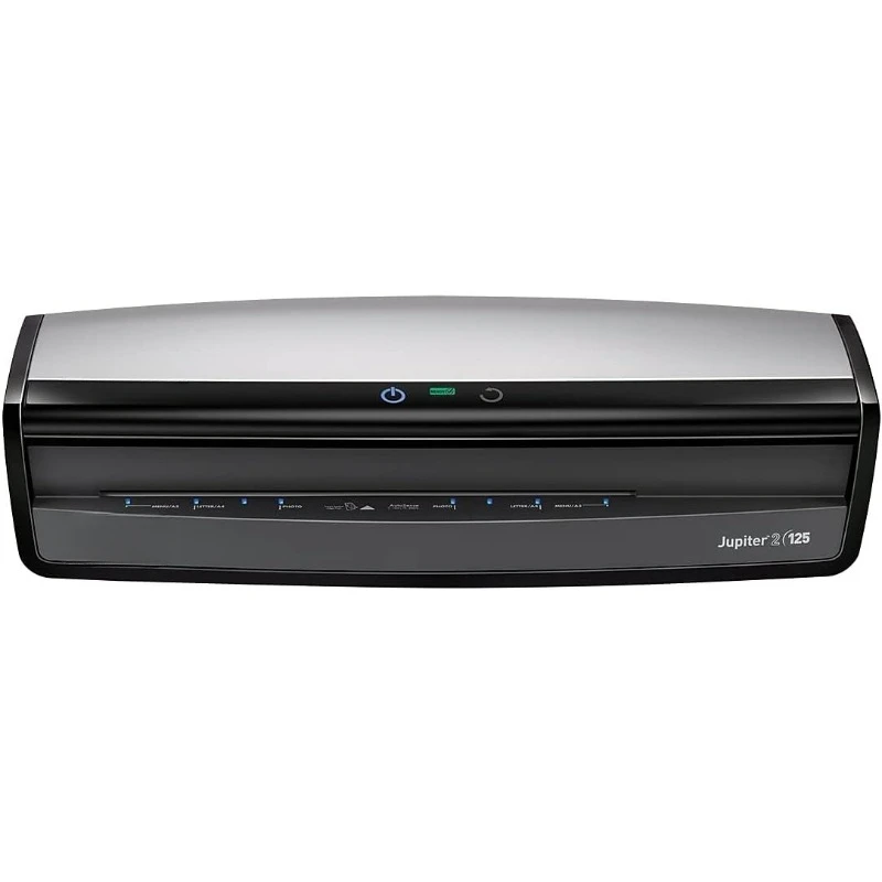 Jupiter 2 125 Laminator with 10 Pouches, 12.5 Inch (5734101), Black & Grey