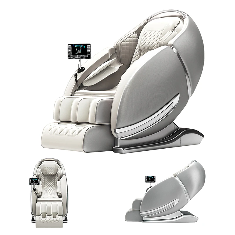 Cadeira Elétrica Massagem Gravidade Zero, 4D SL Track, Shiatsu cadeiras traseiras, cadeiras de massagem luxo