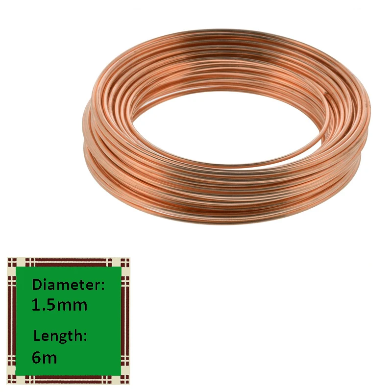 100 g emaillierter Kupferdraht, 0,1 mm–1,5 mm, hochpräziser Magnetwickeldraht für Transformatoren, Motoren, Relais, Induktivitäten (1300 m–6 m)