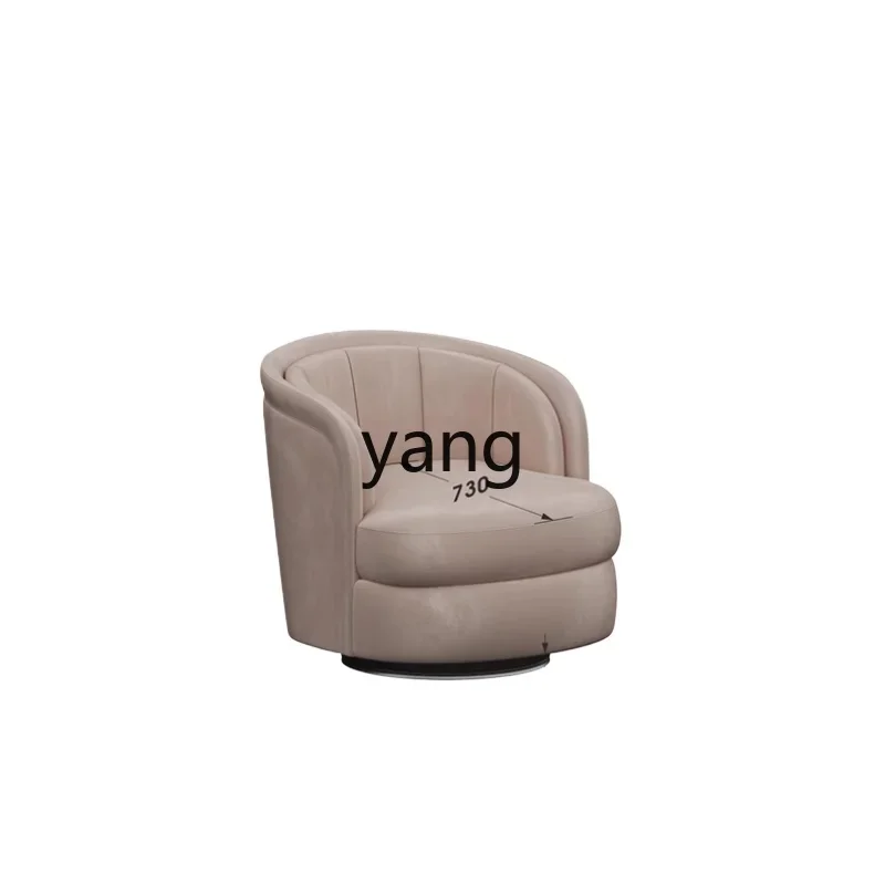 

LTT retro casual lazy chair living room balcony casual flannel single sofa