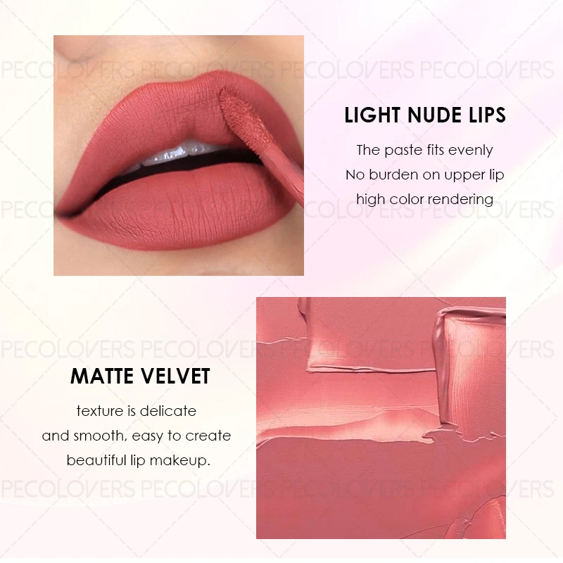 防水、長持ちするリキッドリップスティック、マットリップグレイズリップグロス、ベルベットのようなマットな質感