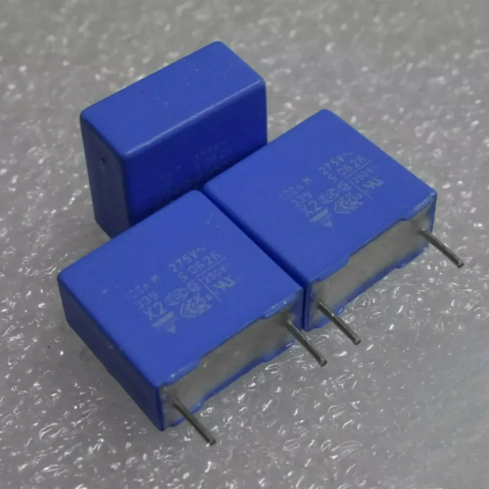 

10pcs/lot BC MKP339 0.1uf 275vAC 100nf u1 104 M Brand New 10mm Film Capacitor 222233920104