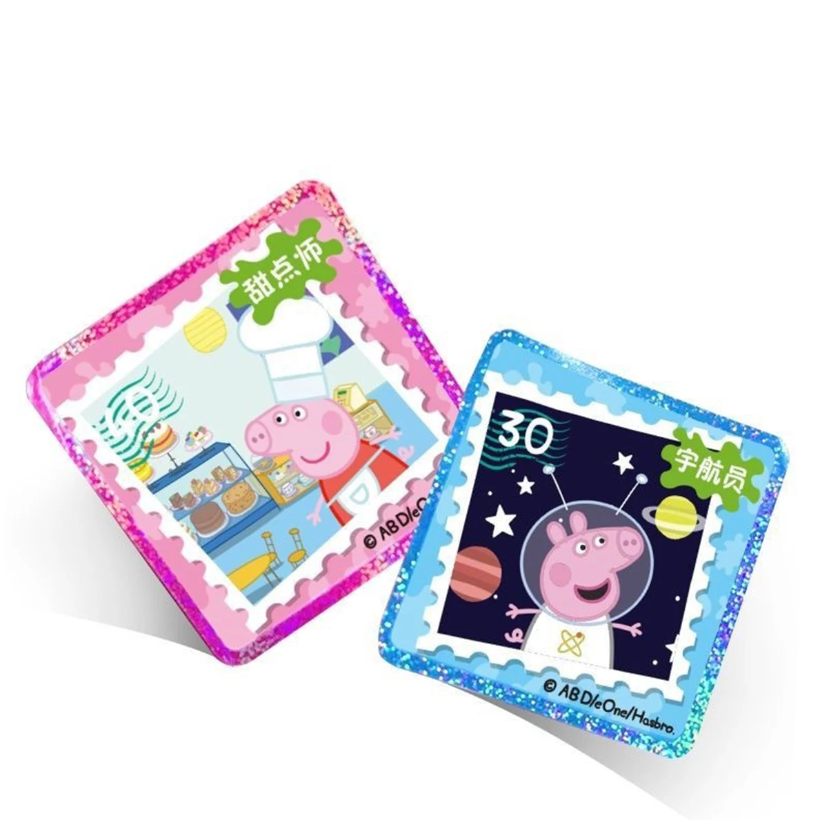 200pcs Animation Peppa Pig Sticker For Children Old Roll Sticker For Kindergarten Cartoon Reward Sticker Toy Birthday Gifts