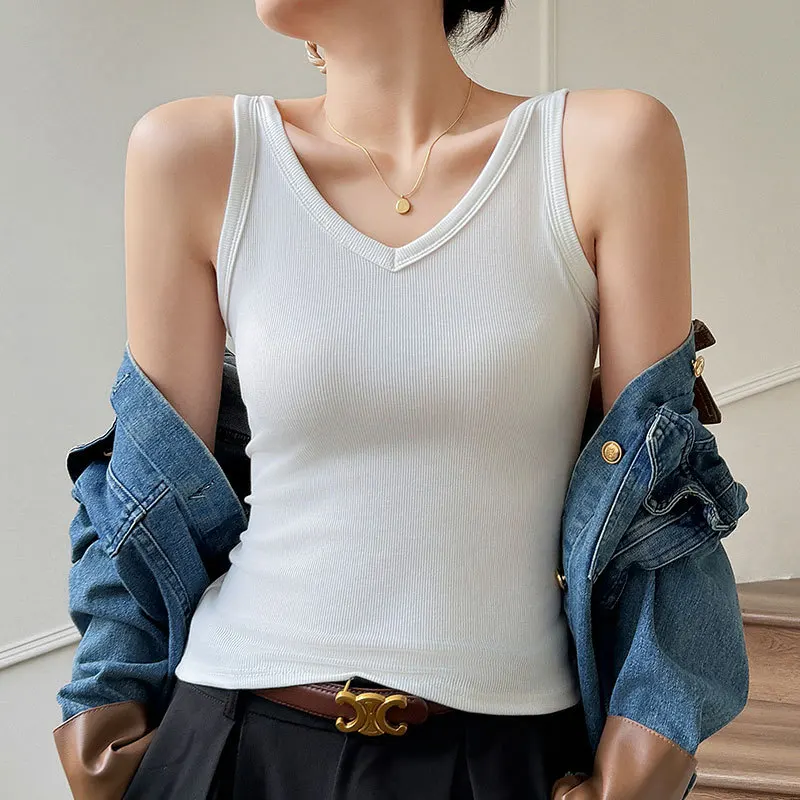 Vribbed Collar Cami… - image