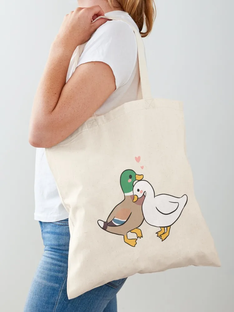 

Adorable ducks couple in love Tote Bag shopper bag women Women's tote bag shopper bags eco pack