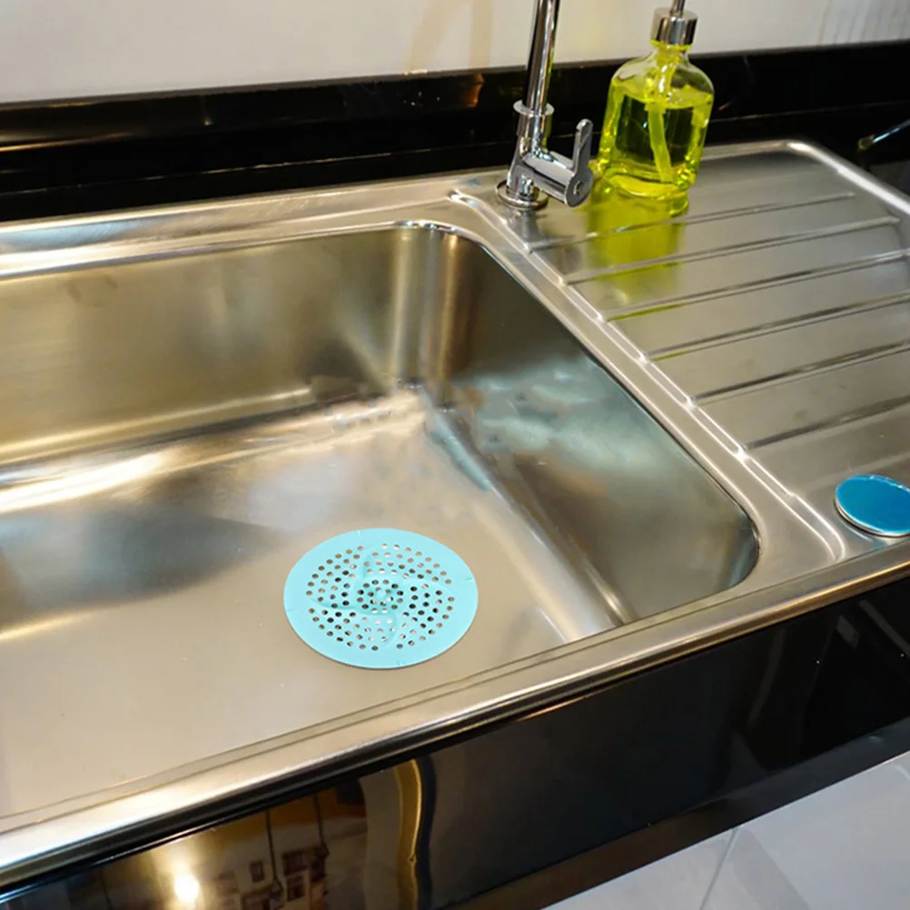 

2Pcs Kitchen Sink Filter Durable Silicone Plug Prevents Cockroaches Ideal Bathroom Laundry Drainage Accessories Floor Cover