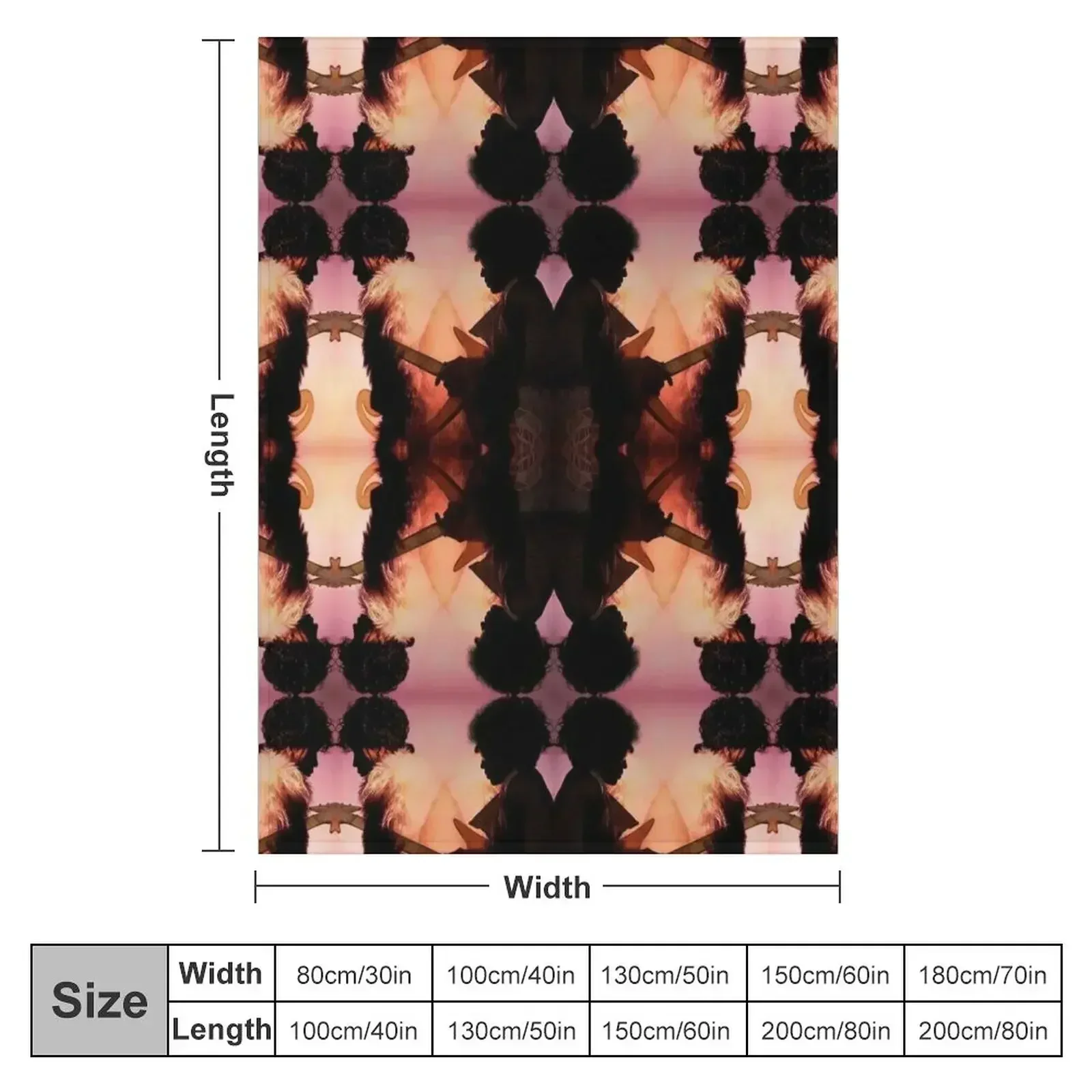 Prince Pattern 4 Throw Blanket couch cozy soft plush fuzzy picnic outdoor blanket
