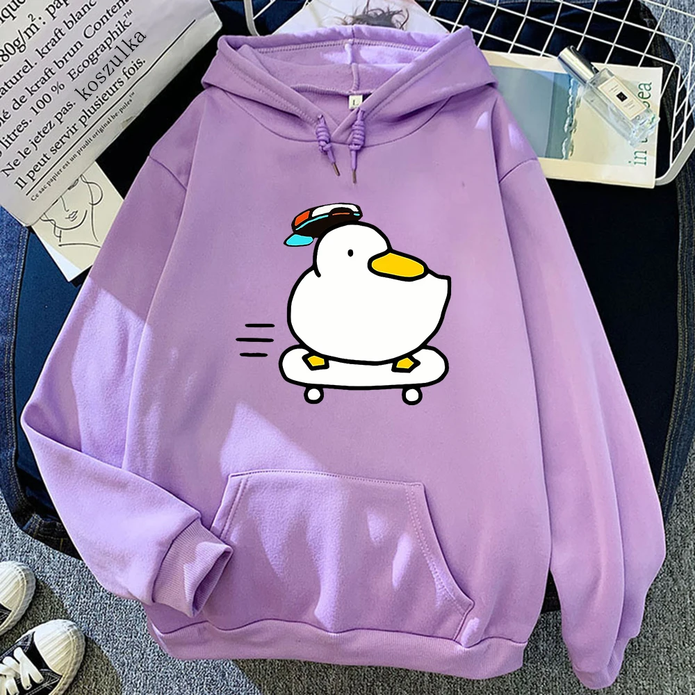 

Anime Skater Shuba Duck Hoodies Aesthetic Spring/Autumn Women Clothes Cute Cartoon Sweatshirt Kawaii Hoodie Harajuku Tops