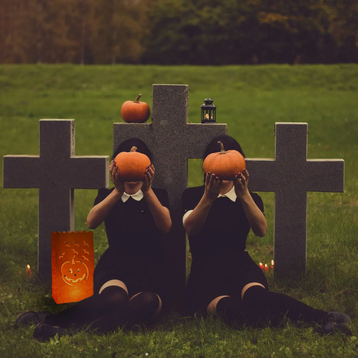 

20 шт. полых бумажных фонариков с вырезами, огнестойкие, для Хэллоуина, домашнего декора, романтического освещения, подсвечников для чайных свечей