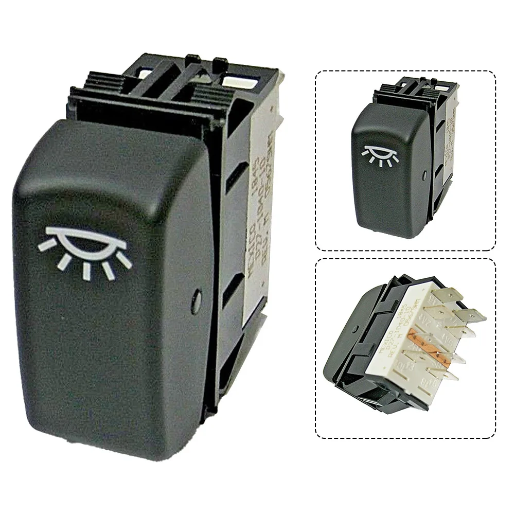 Black Plastic Dome Lamp Rocker Switch P27-1040-10 For Kenworth High-Grade Electrical Component Car Accessories