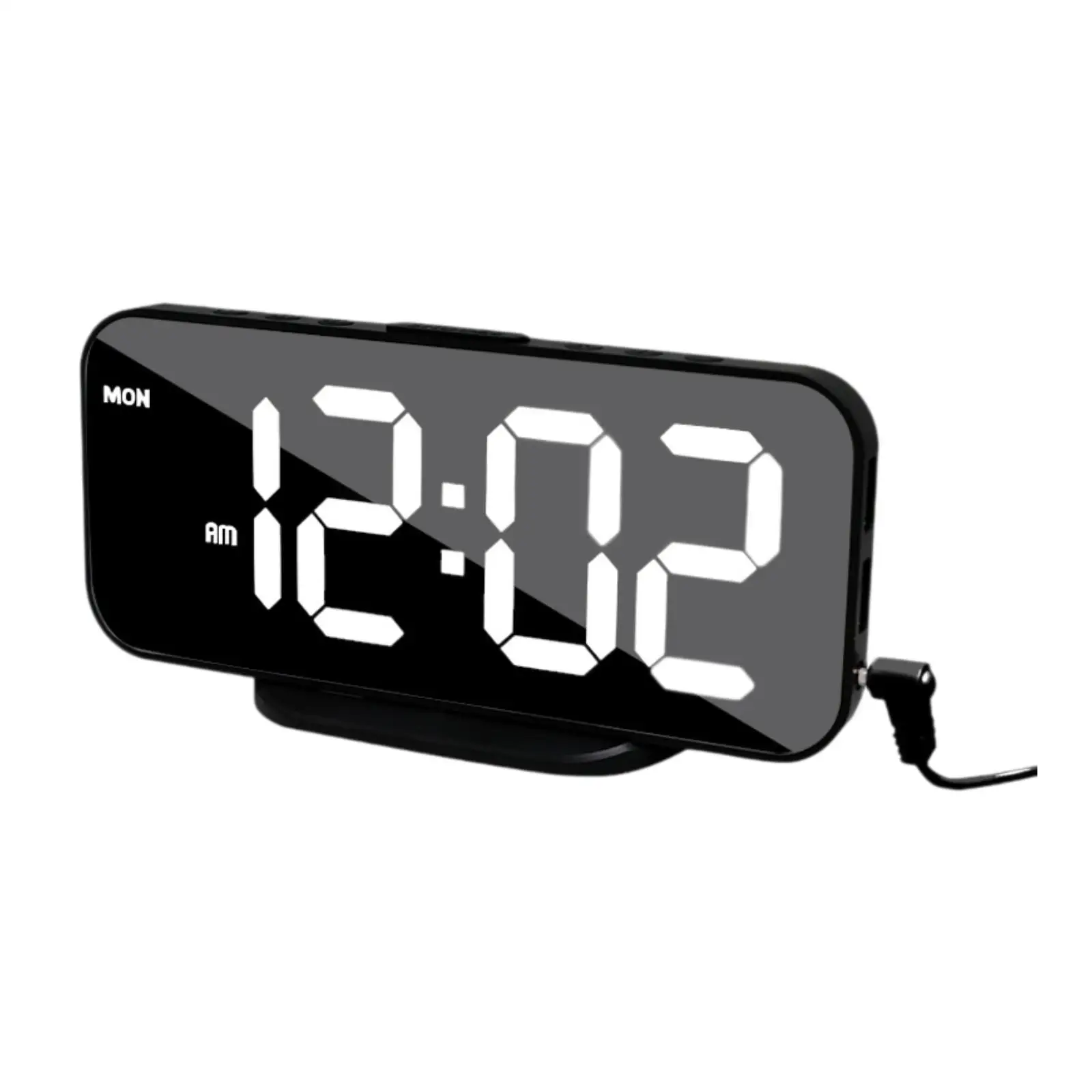 Digital alarm clock Nachtuhr 3 steps brightness 16.8x4.5x8.5 cm versatile