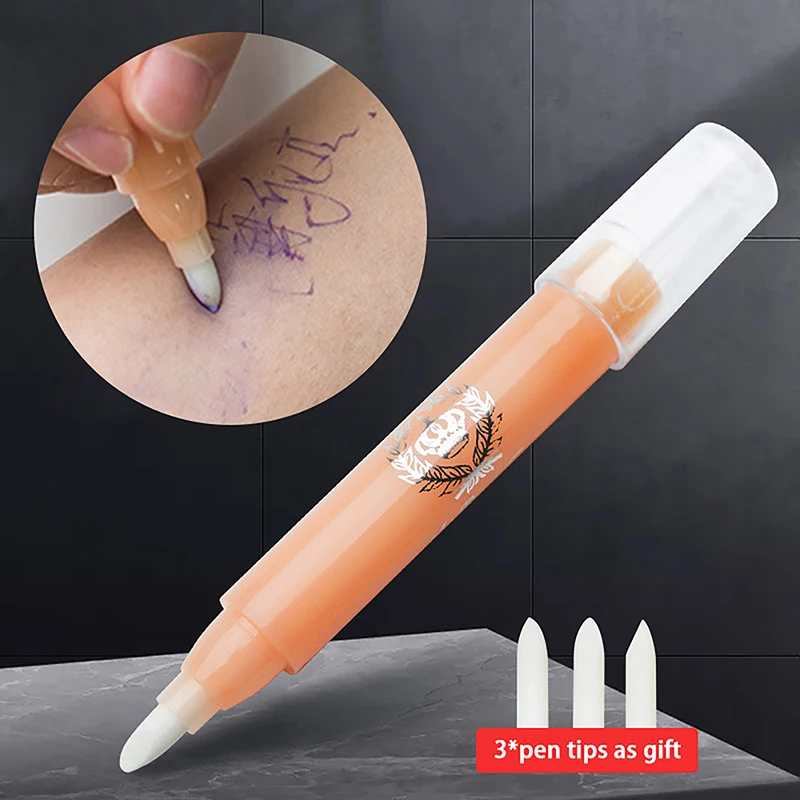 Remove Semi-Permanent Tattoo Eyebrow Design Skin Marker Pen Mark Magic Eraser Cleanser Pen Remover Tattoo Tool Accessories Salon