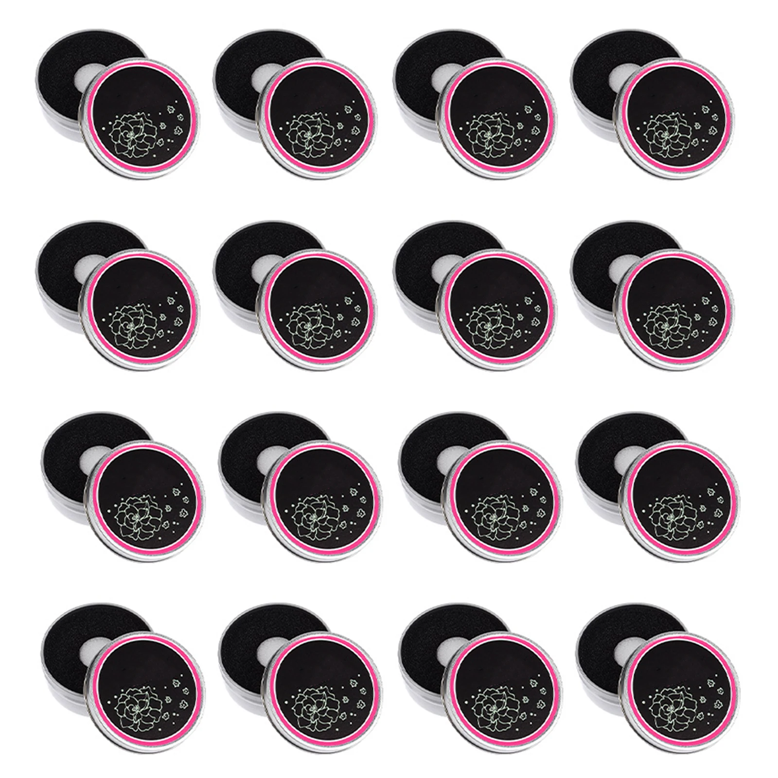 

20 Pcs Cleaning Sponges for Makeup Brushes Easy to Wash Quick Dry Lovely Pattern Women Accessories Travel Supply Case