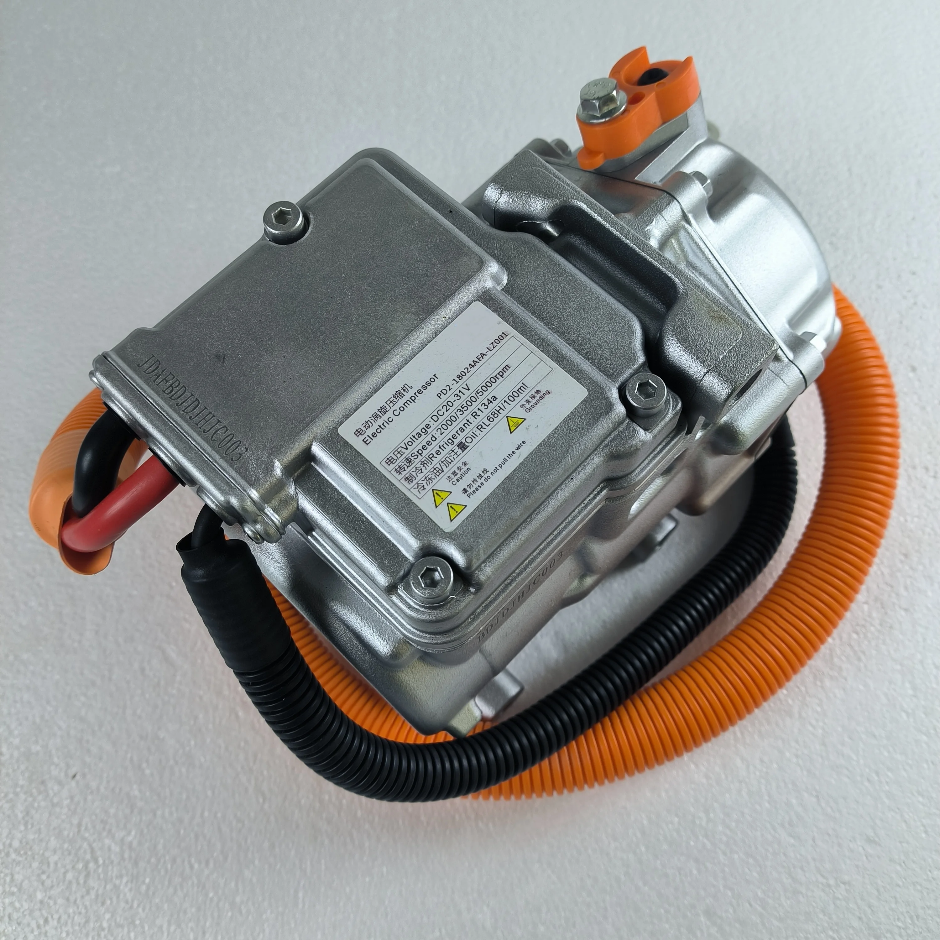 Electric vehicle compressor DC72V R134a large displacement universal electric compressor
