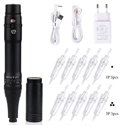 Wireless Tattoo Machine with Battery Permanent Makeup for Eyebrows Eyeliner Lip Microblading Professional Rotary Tattoo Pen Gun