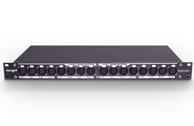 

2 шт., 3-контактный 16-канальный разветвитель сигнала DMX и RDM