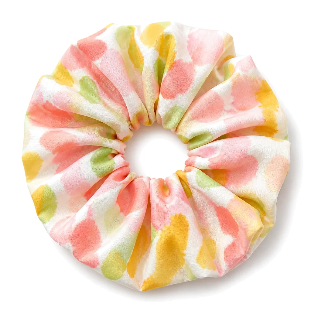 xypp-88-handmade-pattern-single-layer-scrunchie-handmade-elastic-hair-tie-for-ponytail-and-bun-soft-gathered-hair