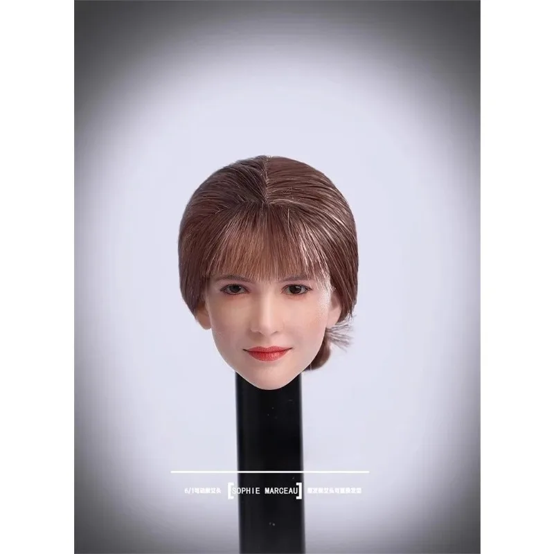 

AT201/202 масштаб 1/6, подвижные глаза, красивая голова, резьба, женская голова солдата, скульптура для 12 дюймов, бледная кожа, TBLs42, фигурки куклы