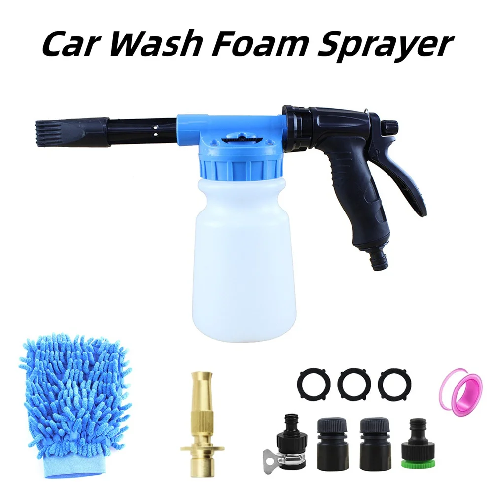 

Car Wash Foam G-Un Adjustable Car Wash Foam Sprayer Foam Blaster With Adjustable Nozzle Washing Mitts 6 Level Ratio Dial