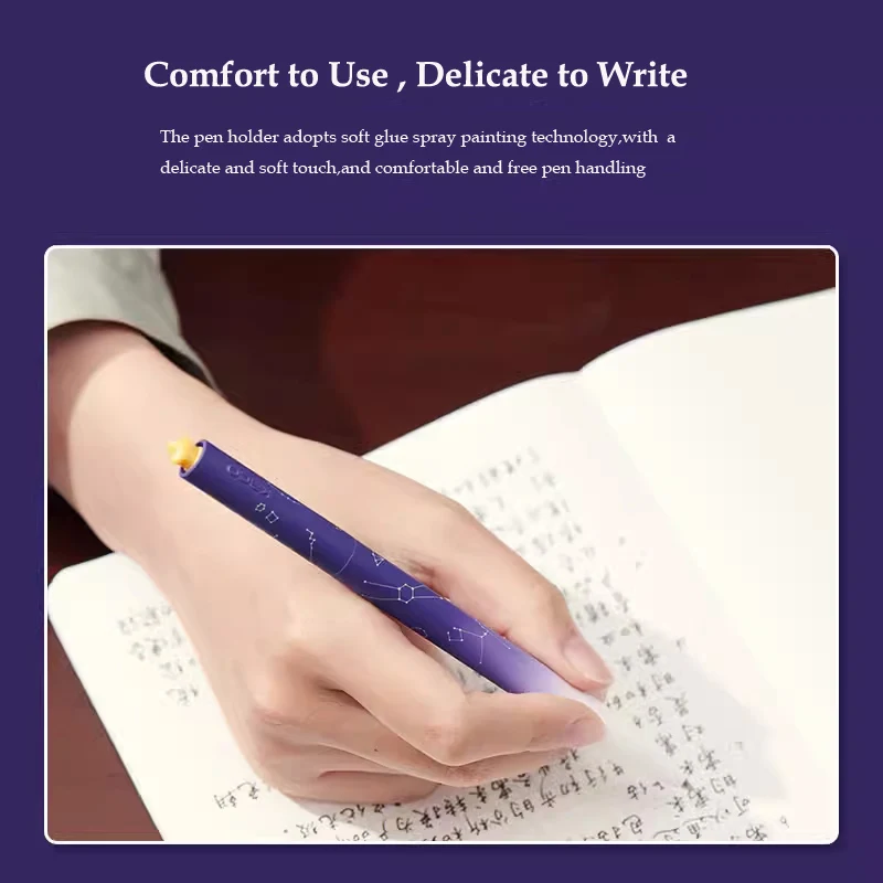 KACO Galaxy Gel Pens First Heart Star Series Rotating Signature Pen Gift Box Set 0.5mm Fine Point Smooth Writing Quick-Dry