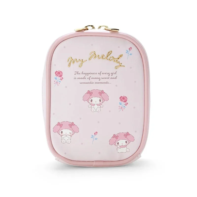 

Hello Kitty Makeup Bag Sanrio My Melody Kuromi Kawaii Sweet Storage Toiletry Bag Cartoon Cute Home Gift Anime Accessories