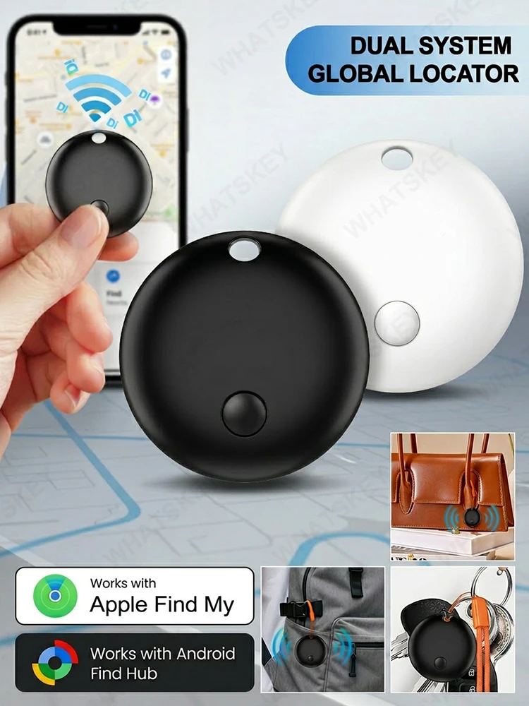 AliExpress Peocke Mini Smart Tag Tracker Device for Key Finder Bike/Bag Anti-Lost Itag Tracker Anti-Loss GPS Locator for iOS & Google GPS Locator