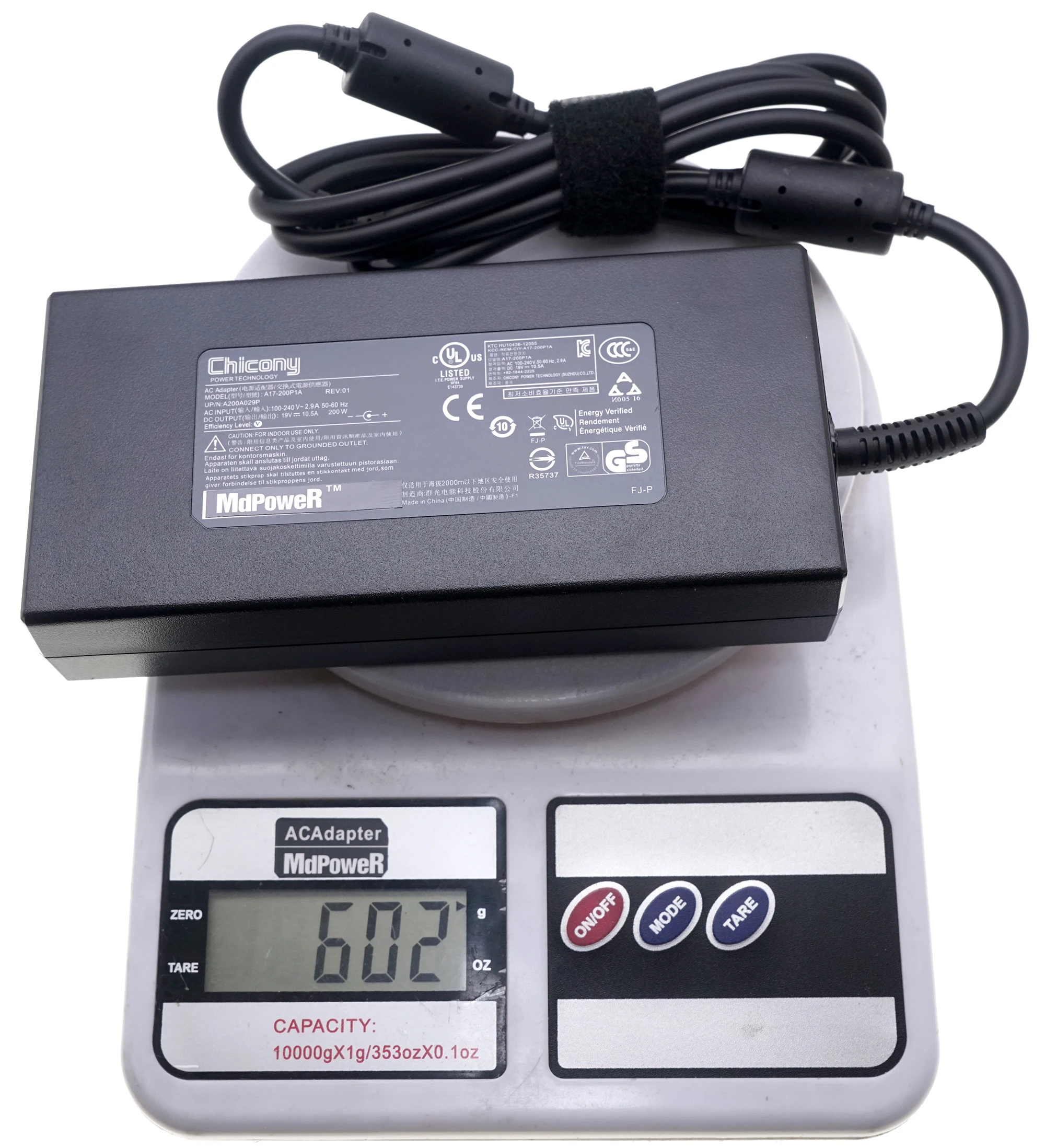 

Replacement Chicony A11-200P1A 19V 10.5A 200W AC Adapter Charger For MSI CLEVO P650RG P670RG GIGABYTE 15X V6 A17-200P1A Supply