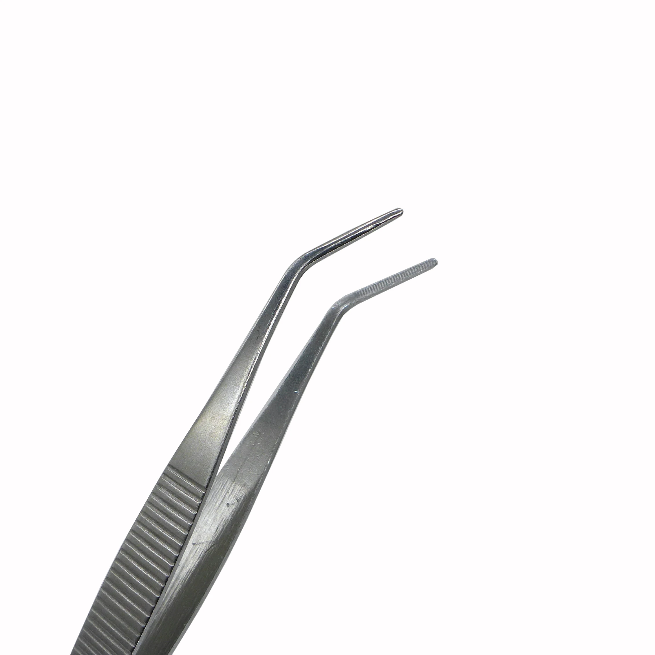 125mm-250mm Thick Stainless Steel Elbow Tweezers Tip Anti Slip Metal Clip Can Be Used To Repair Pet Feeding or Succulent Cruved