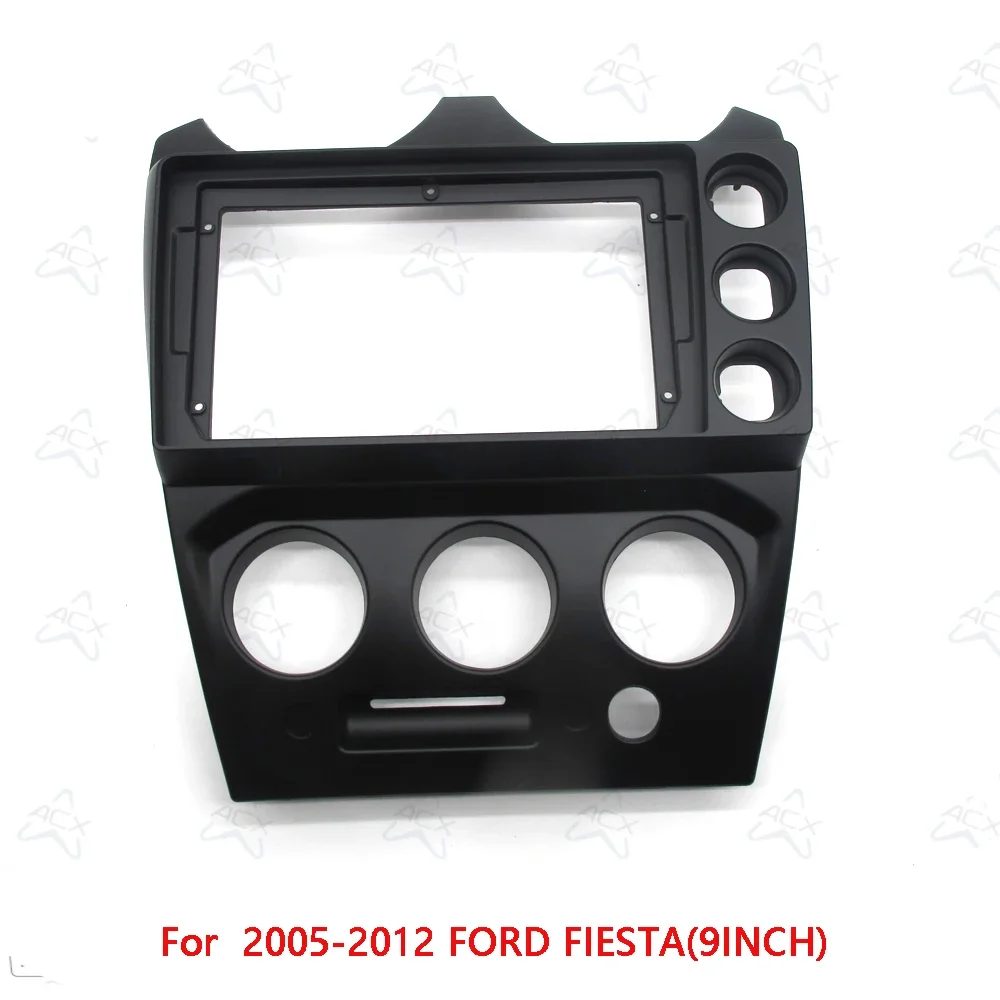 9-Zoll-Autoradio-Faschien für 2005-2012 FORD FIESTA Android Stereo-Rahmen-Player 2-Din-Headunit-Panel Armaturenbrett-Verkleidung – Detail 1