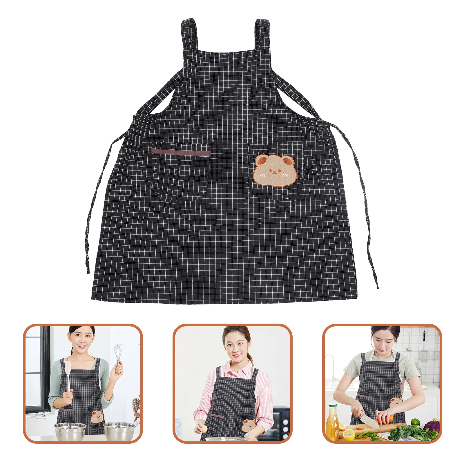 

Bartender Grill For Men Women Chef Apron Kitchen Hairdresser Apron Cross Back With Stylist Gift Cooking