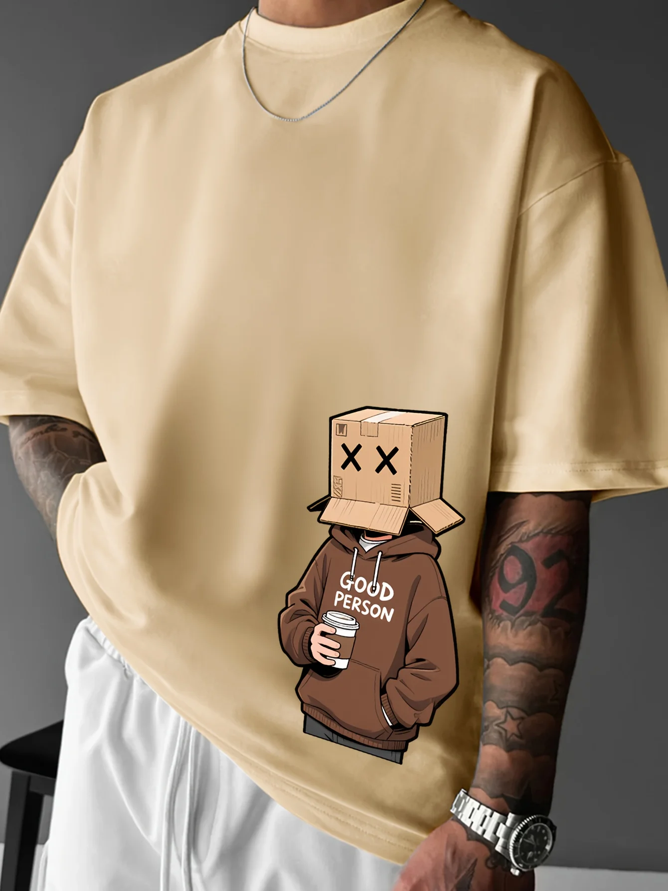 تي شيرت رجالي صيفي جديد 2025 هو تي شيرت رجالي كاجوال عصري وجيد التهوية وخفيف الوزن مطبوع ثلاثي الأبعاد